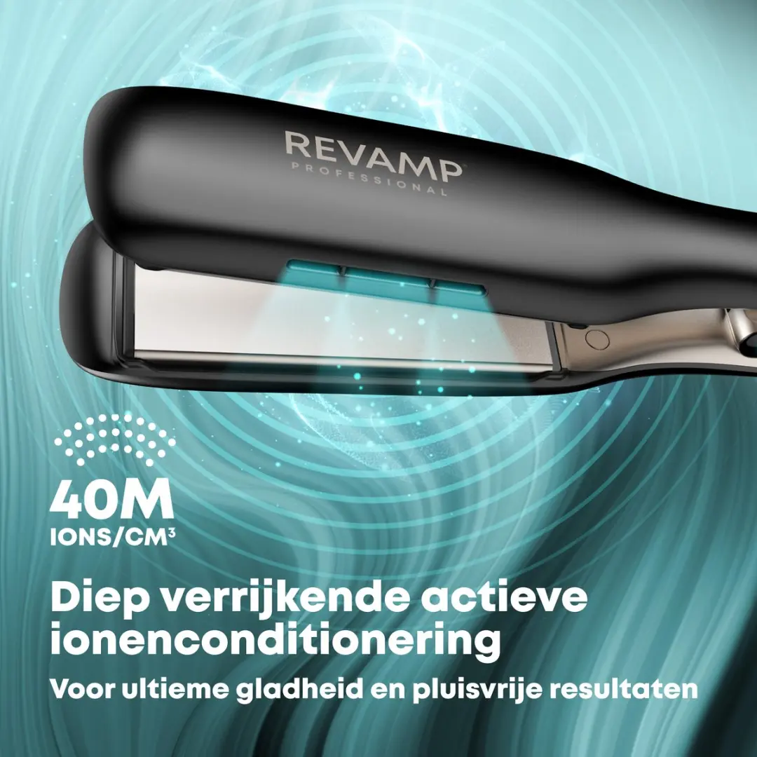 Revamp Luxe Stijltang ST3000 - 45mm - 130-235°C - Ionentechnologie - Zwart