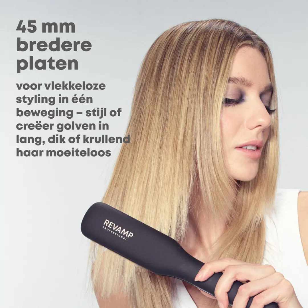 Revamp Luxe Stijltang ST3000 - 45mm - 130-235°C - Ionentechnologie - Zwart