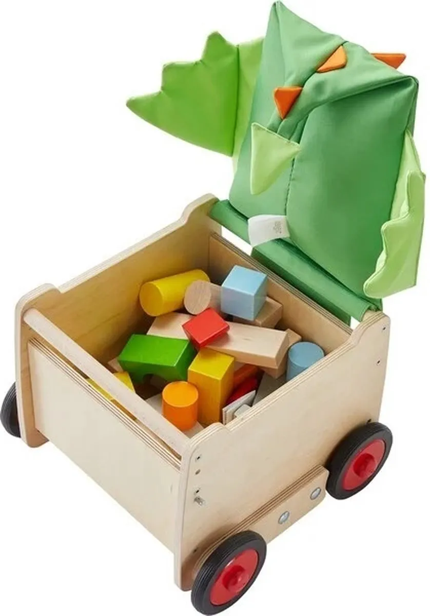 Haba Loopwagen Drakenbox - Multicolor