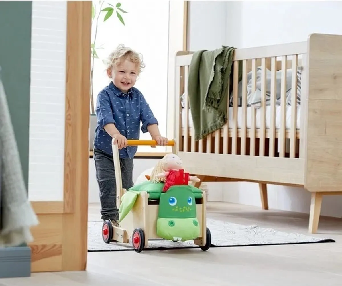 Haba Loopwagen Drakenbox - Multicolor