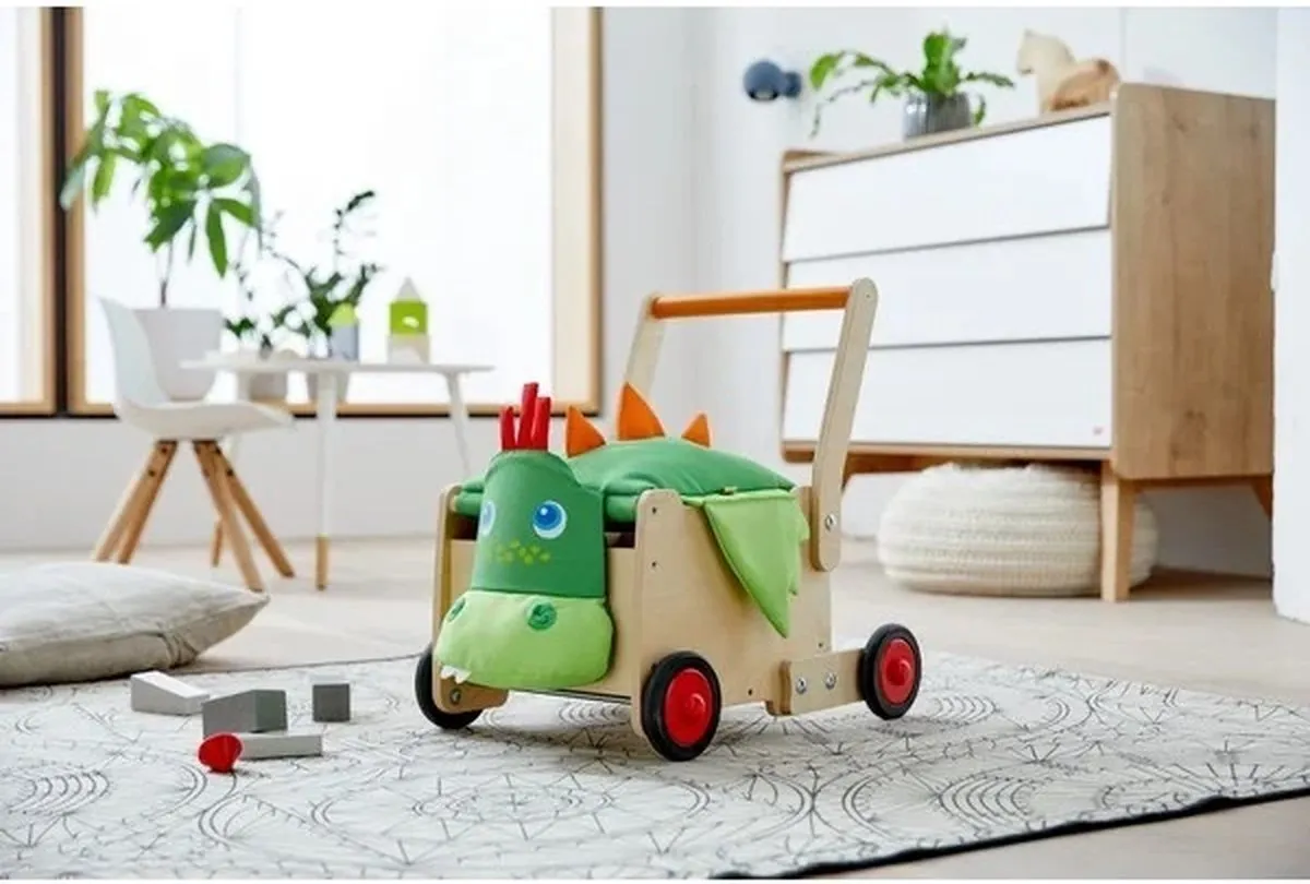 Haba Loopwagen Drakenbox - Multicolor