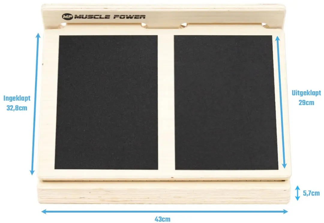 Muscle Power Slant Board Naturel Hout