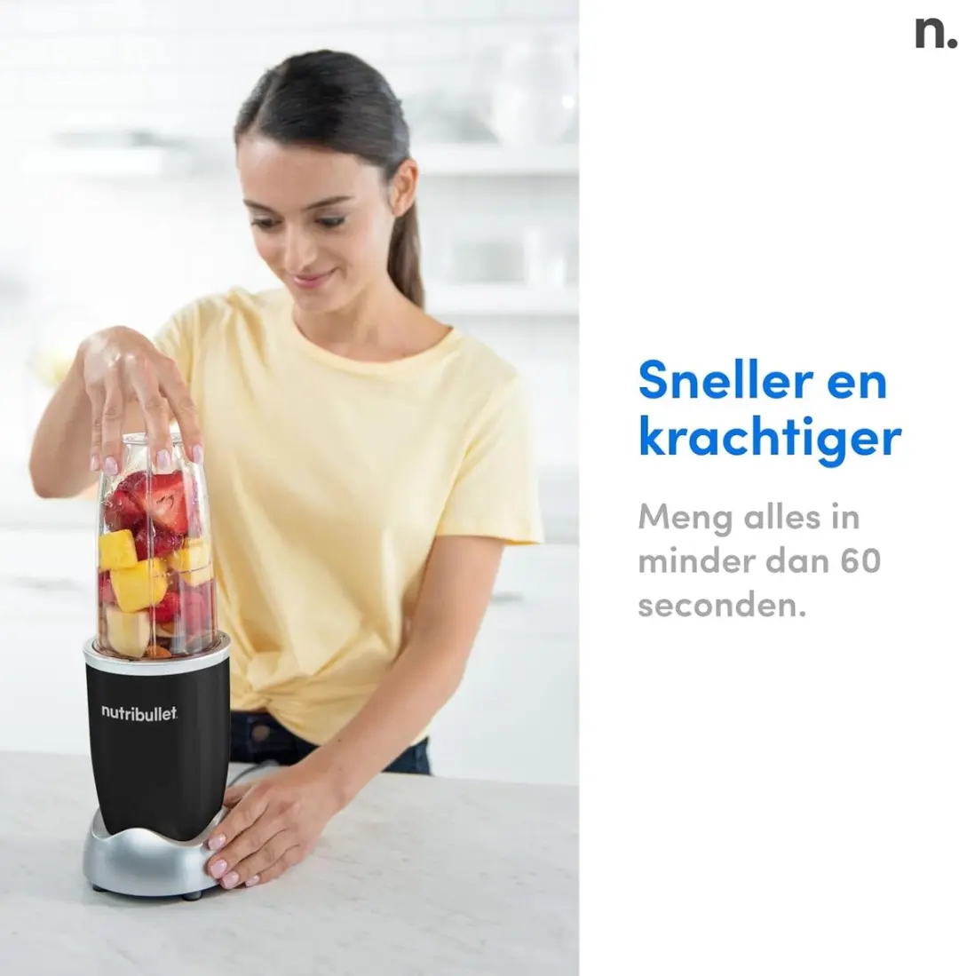 NutriBullet Pro Blender 900W - 900ml Zwart
