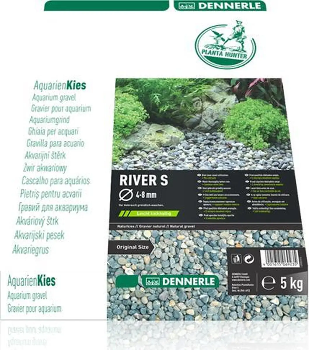 Dennerle Plantahunter River Natuurgrind 4-8mm - 5kg