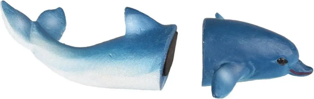 Flamingo Magneto Dolfijn Aquariumaccessoire - Blauw