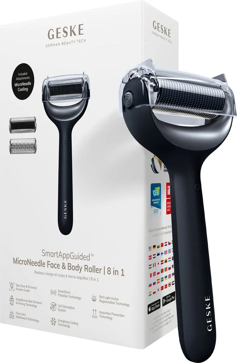 GESKE SmartAppGuided MicroNeedle Roller 8-in-1