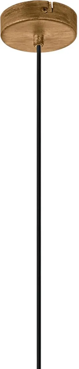 Eglo Amsfield Hanglamp E27 - Ø38cm - Hout Bruin