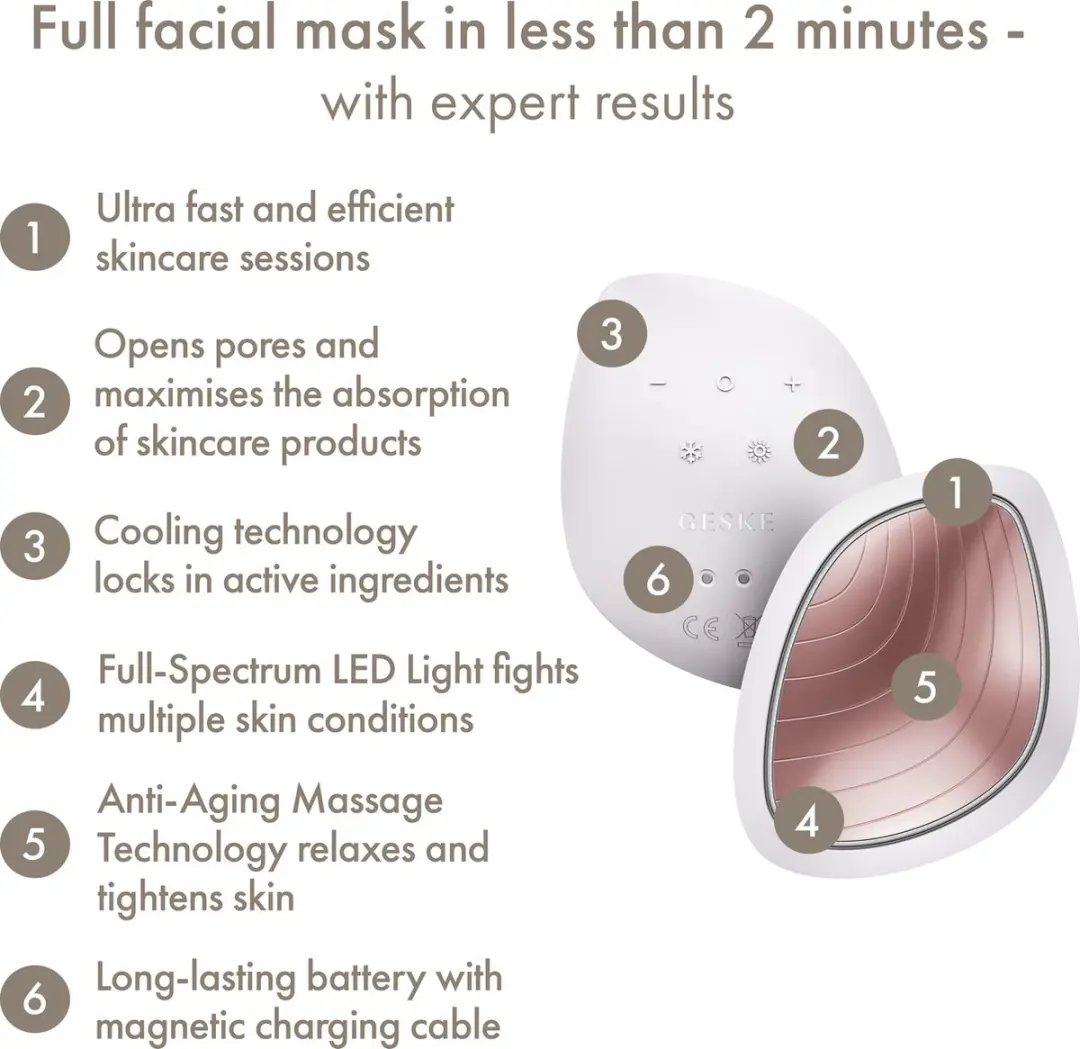 GESKE SmartAppGuided Sonic Warm & Koel Masker AP_GK000002SL01 Starlight