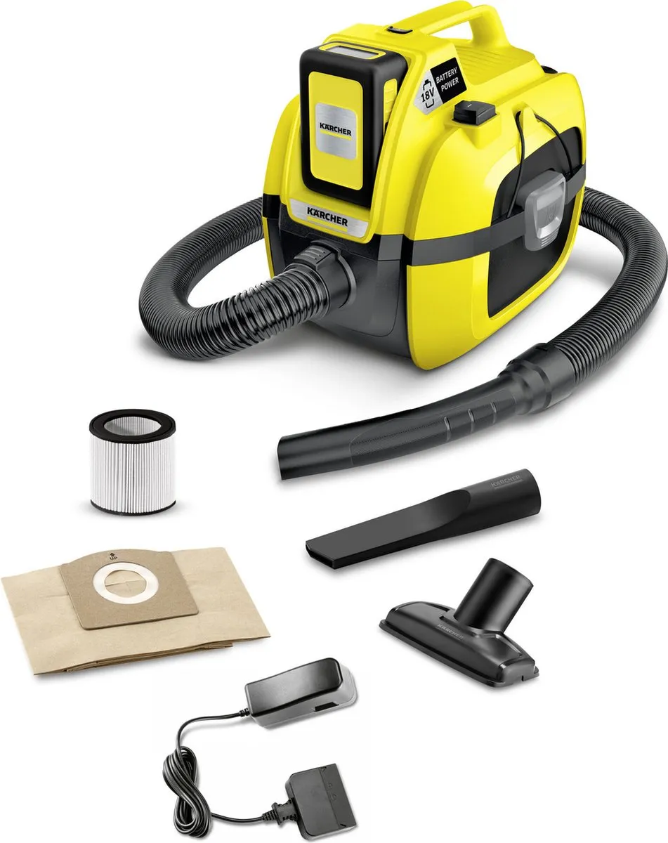Kärcher WD 1 Compact Battery Set - 7L - 18V - Incl. accu & lader