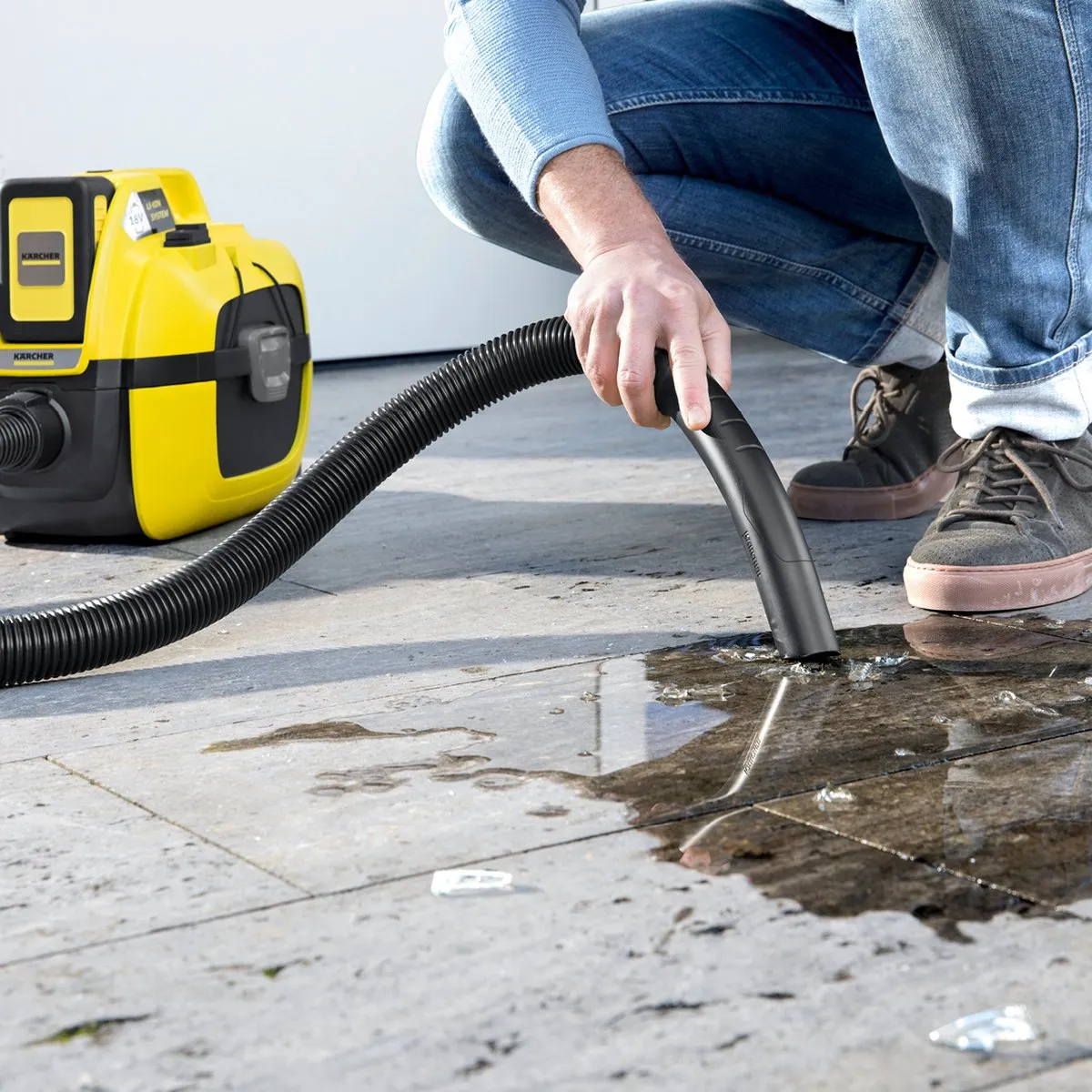 Kärcher WD 1 Compact Battery Set - 7L - 18V - Incl. accu & lader - afbeelding 6 van 6
