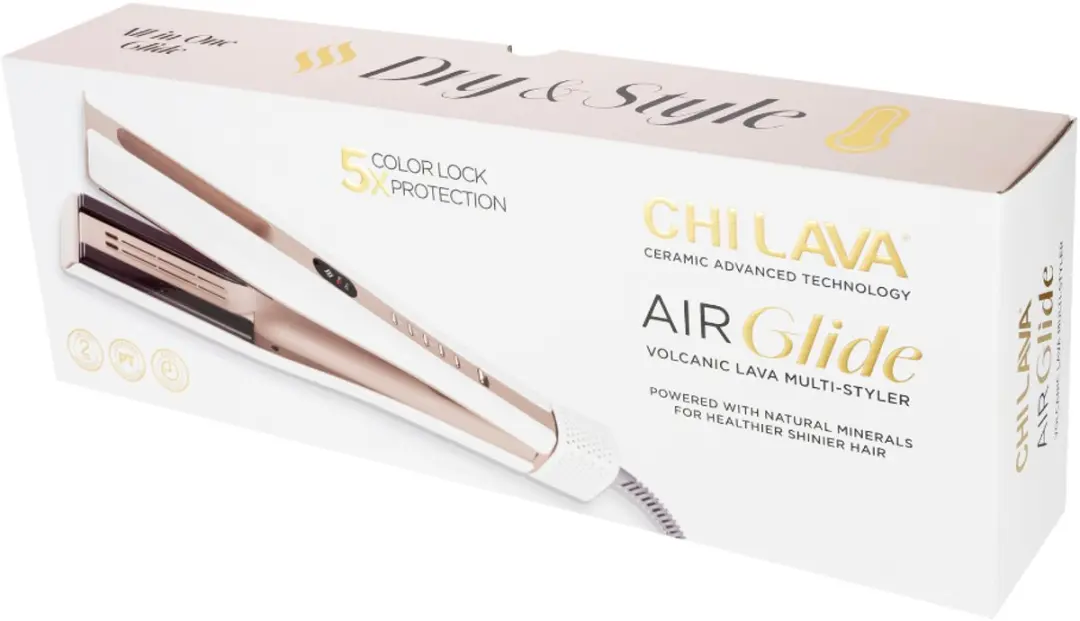 Chi Natural Life Lava AirGlide 3-in-1 Multistyler - Pearl