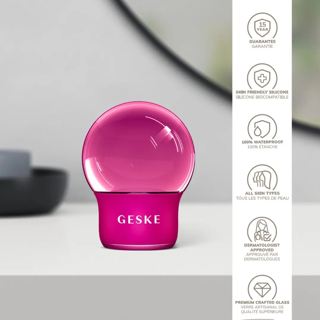 GESKE GK000701MG01 SmartAppGuided Massager 7-in-1 - Magenta