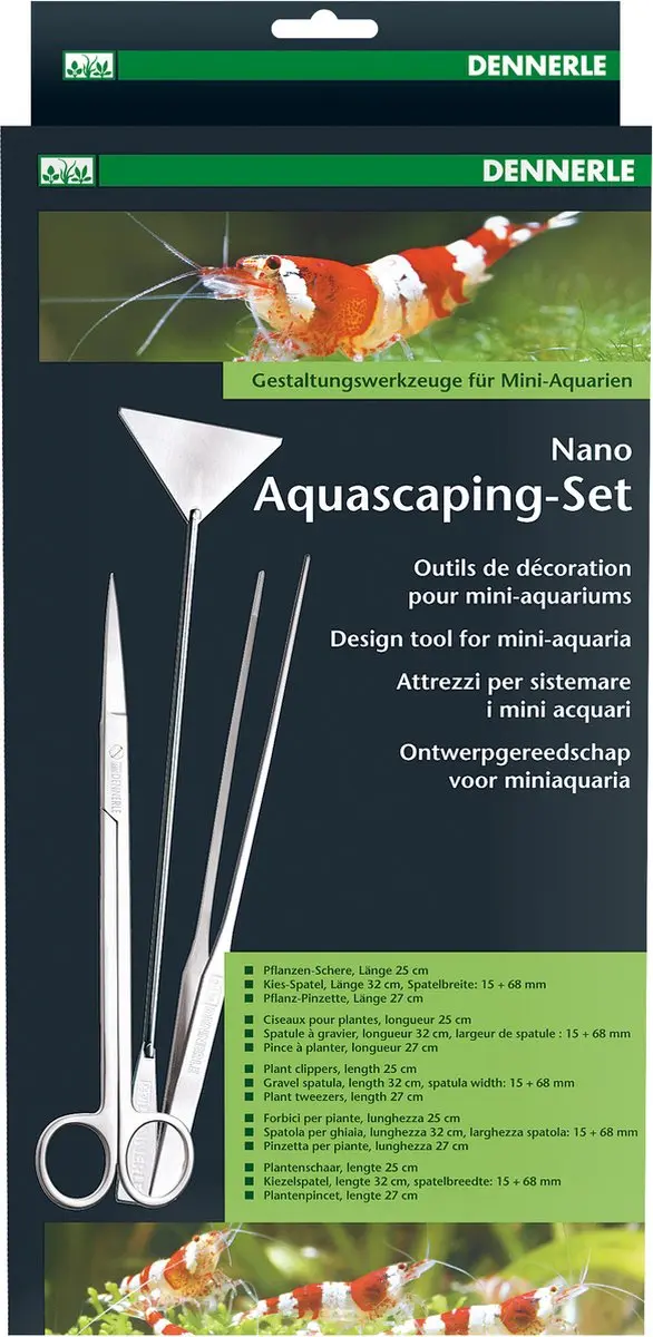 Dennerle Nano Aquascaping Set Gereedschap