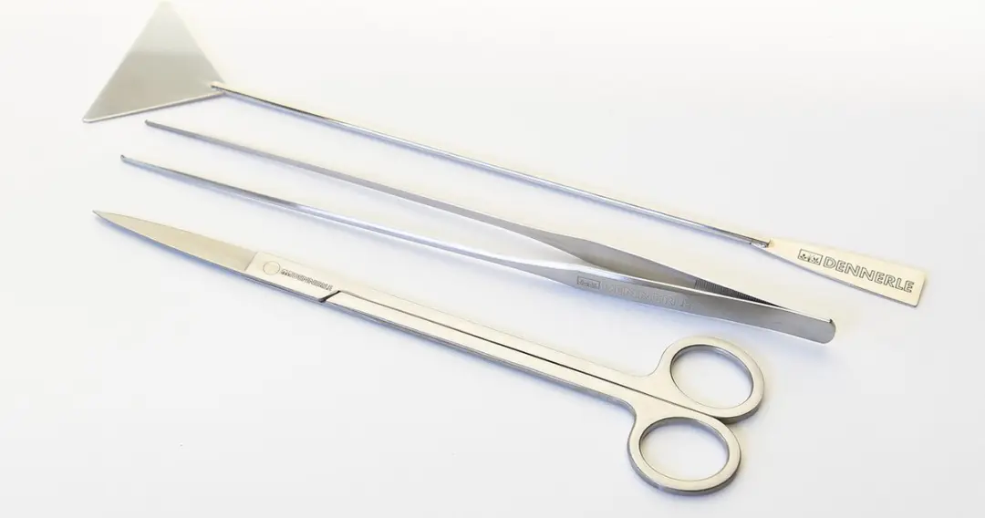 Dennerle Nano Aquascaping Set Gereedschap - RVS