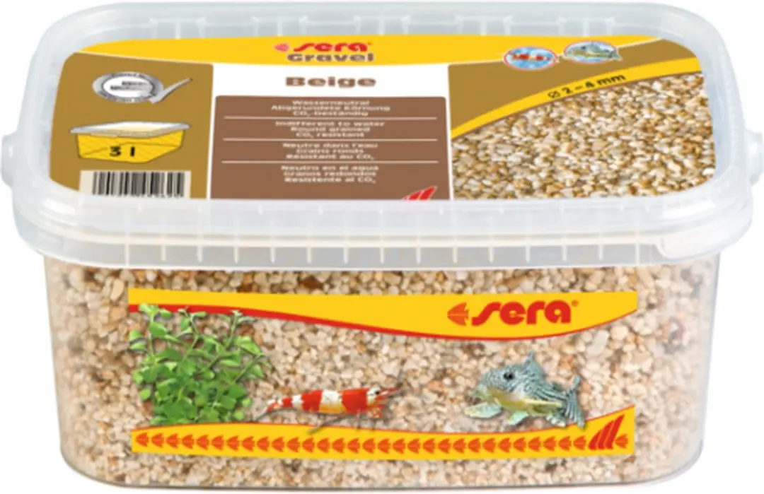 Sera Gravel Beige Aquariumgrind 6L