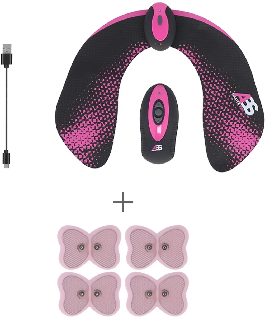 HMS ABS Master Pro Hip Trainer - 4-delig - Zwart/Roze