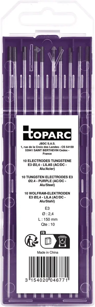 Gys 10 Electroden Tungsten E3 O2.4