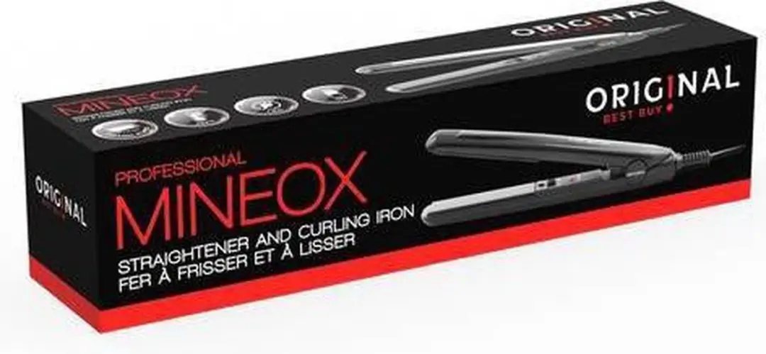 Sibel Mineox Mini Stijltang 30W - Glanzend Zwart