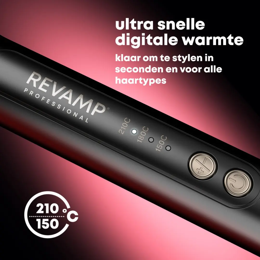 Revamp 3-in-1 Multistyler CL3500 - 150-210° - 38/32/19mm - Zwart