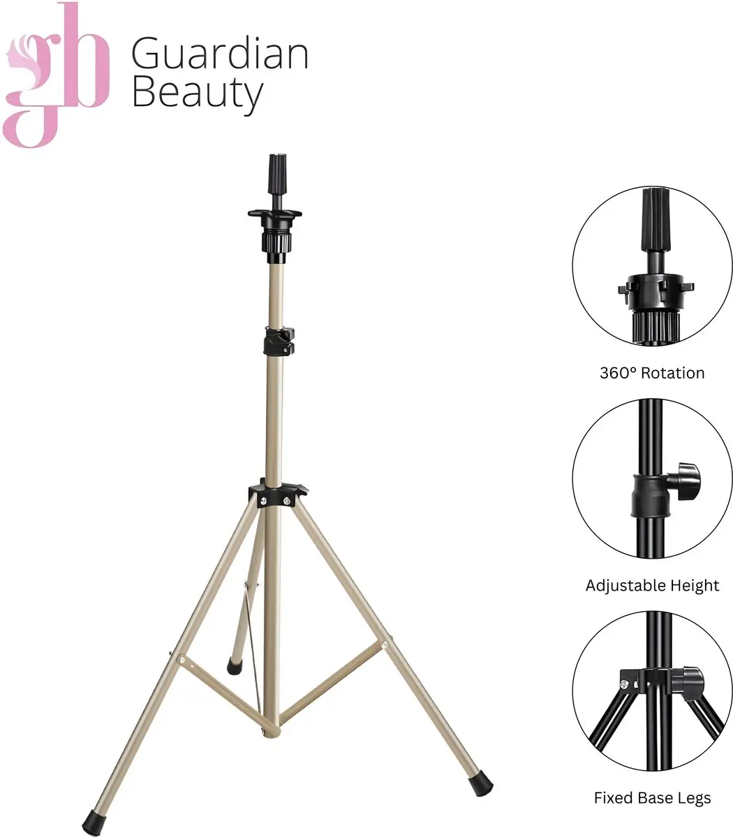 Guardian Beauty Oefenhoofd Statiefstandaard - Goud