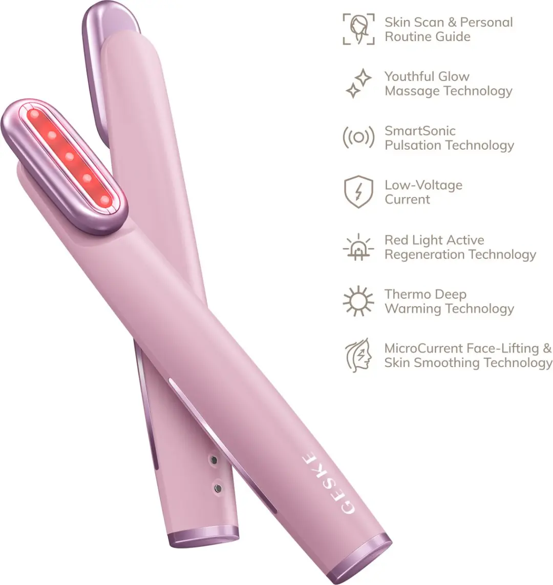 GESKE Skin Firming Wand GK000068PK01 - Microcurrent Gezichtsversteviger - Pink