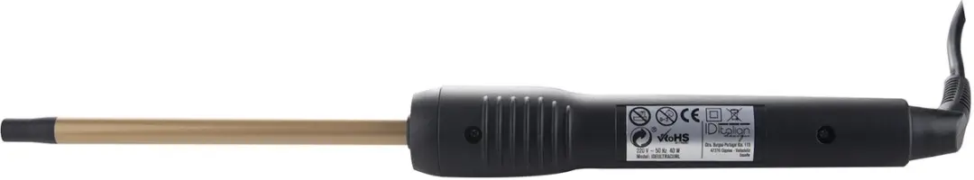 PostQuam IDEULTRACURL Krulwand 3-3,5cm - Zwart/Goud