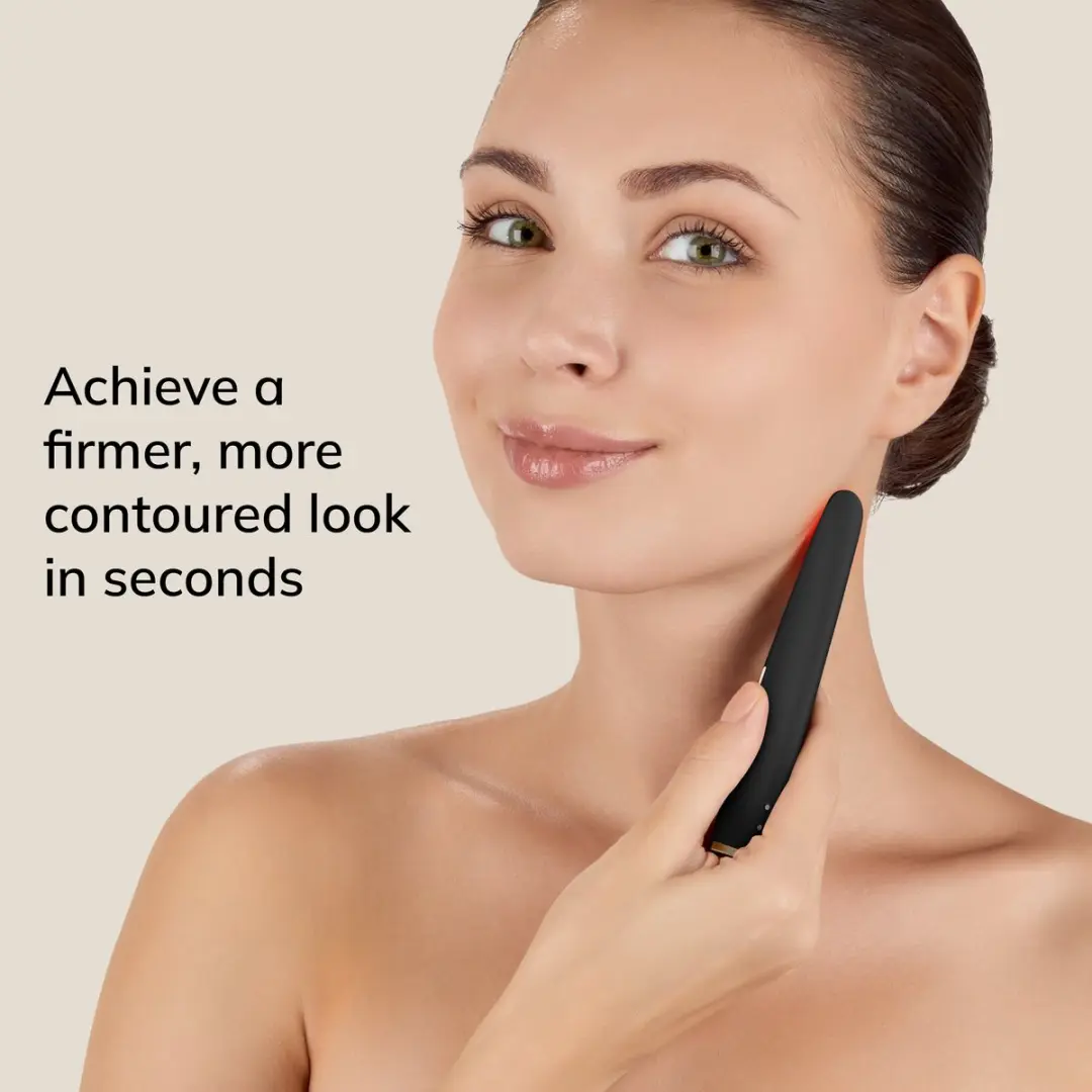 GESKE Skin Firming Wand GK000067GY01 - 7-in-1 Microcurrent Gezichtsversteviger - Rood LED Licht - Grijs