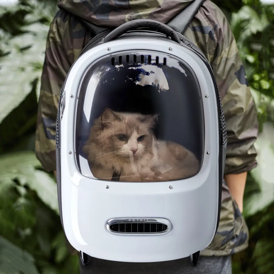 Petkit Breezy 2 Reistas - Wit - Voor kleine honden en katten