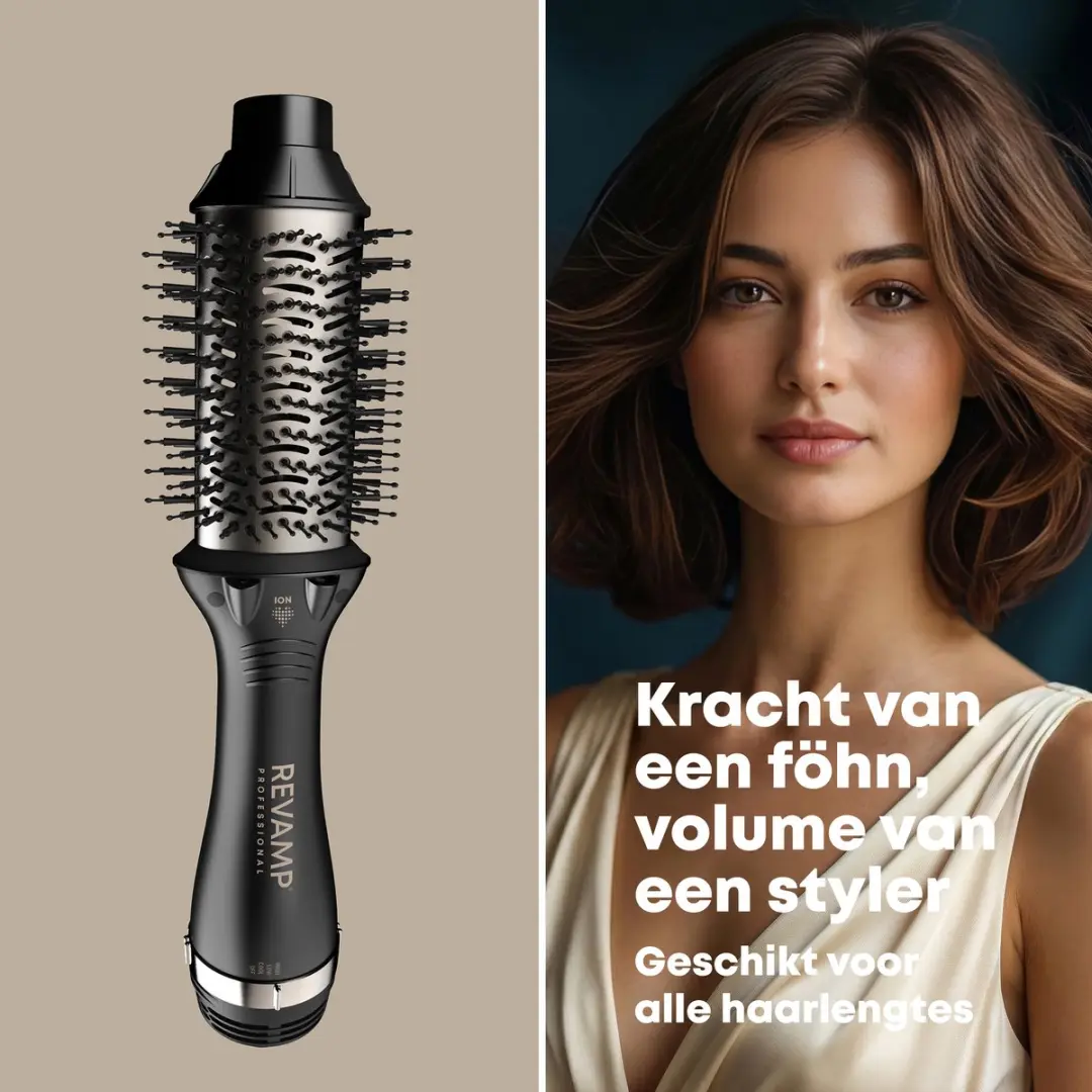 Revamp Progloss DR-1950 Multistyler - 950W - Krulborstel Ø37mm - Zwart