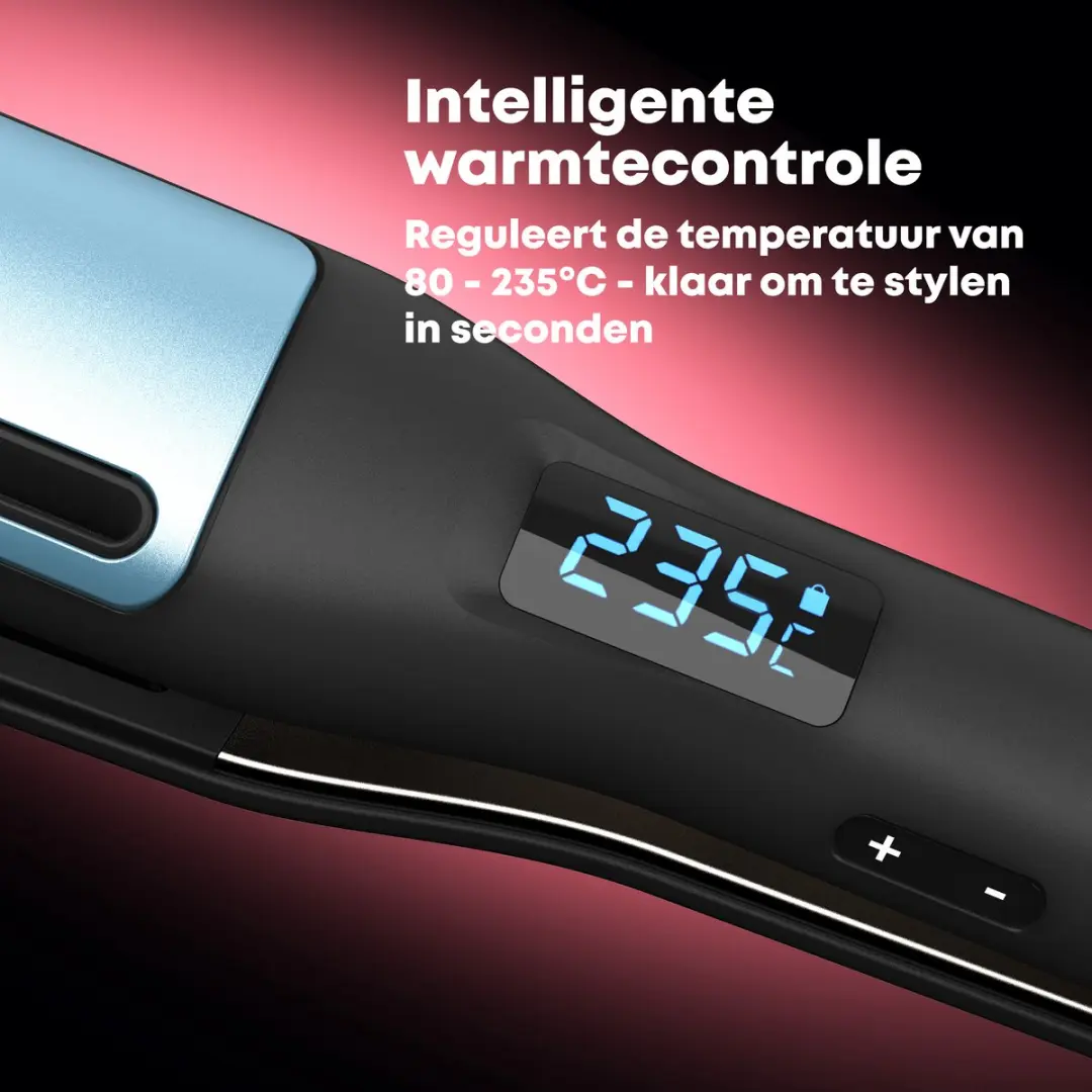 Revamp Keramische Stijltang ST-1800 - 4 standen 80-235°C - Zwart