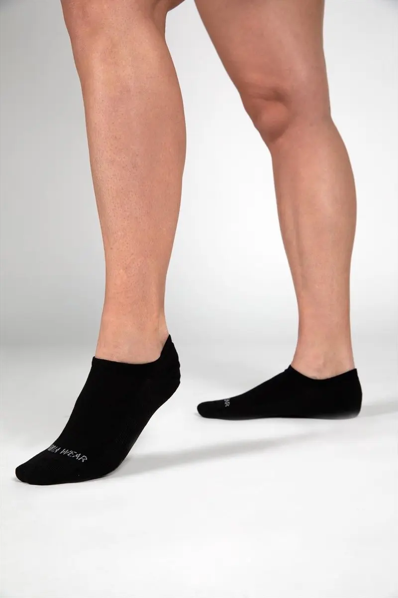 Gorilla Wear Enkelsokken 2-Pack - Zwart