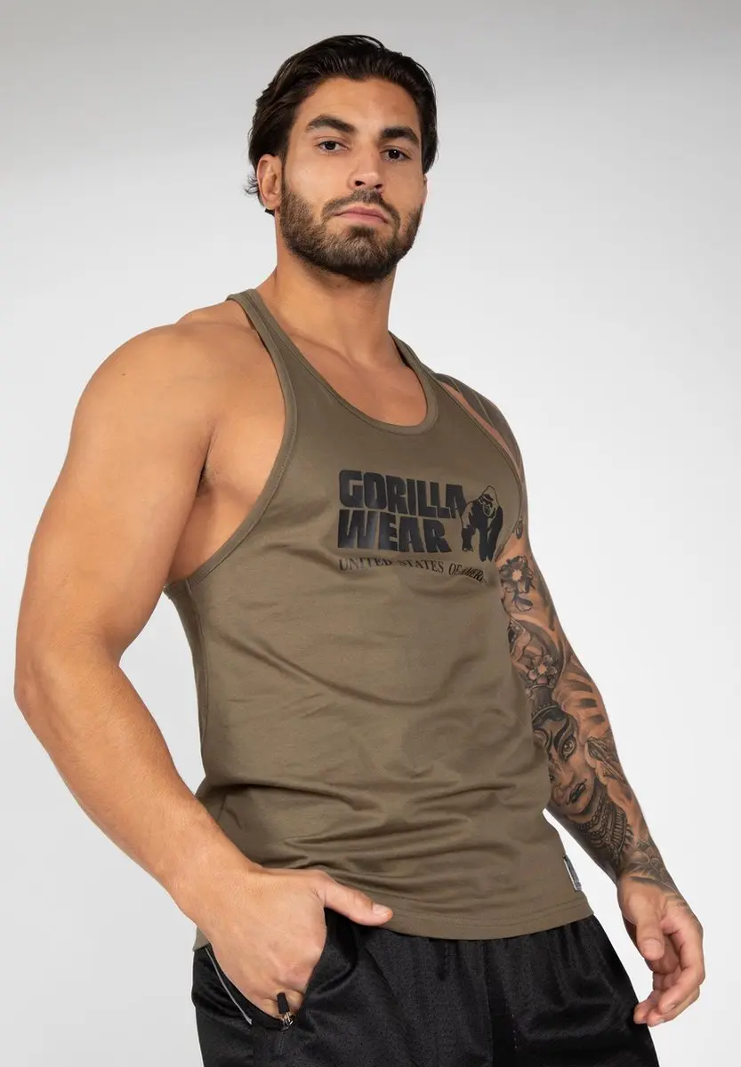 Gorilla Wear Classic Tank Top Legergroen - 2XL