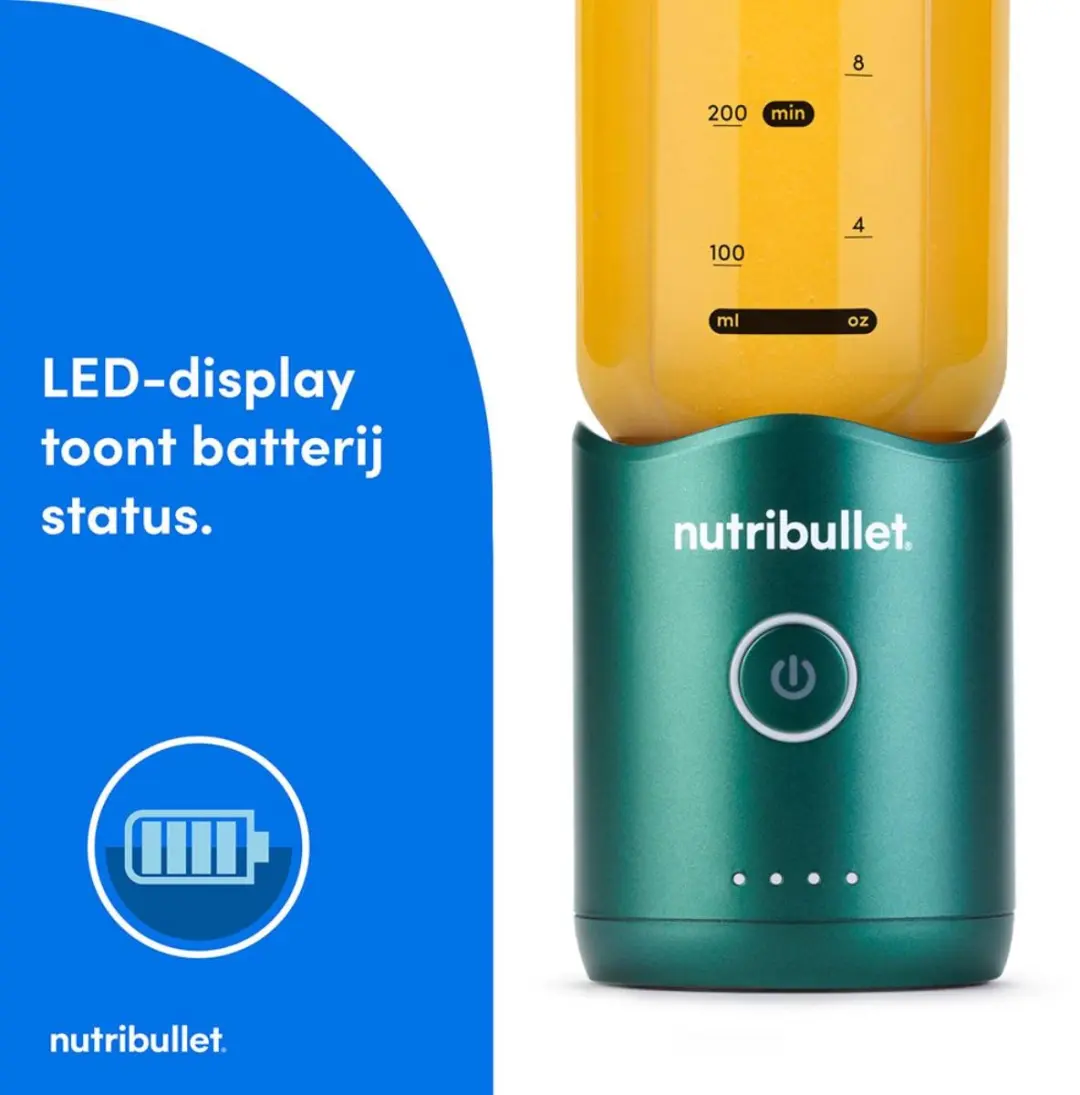 NutriBullet FLEX Draagbare Blender 590ml - Groen