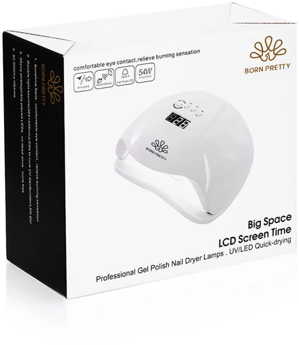 Born Pretty Nagellamp 54W - Wit
