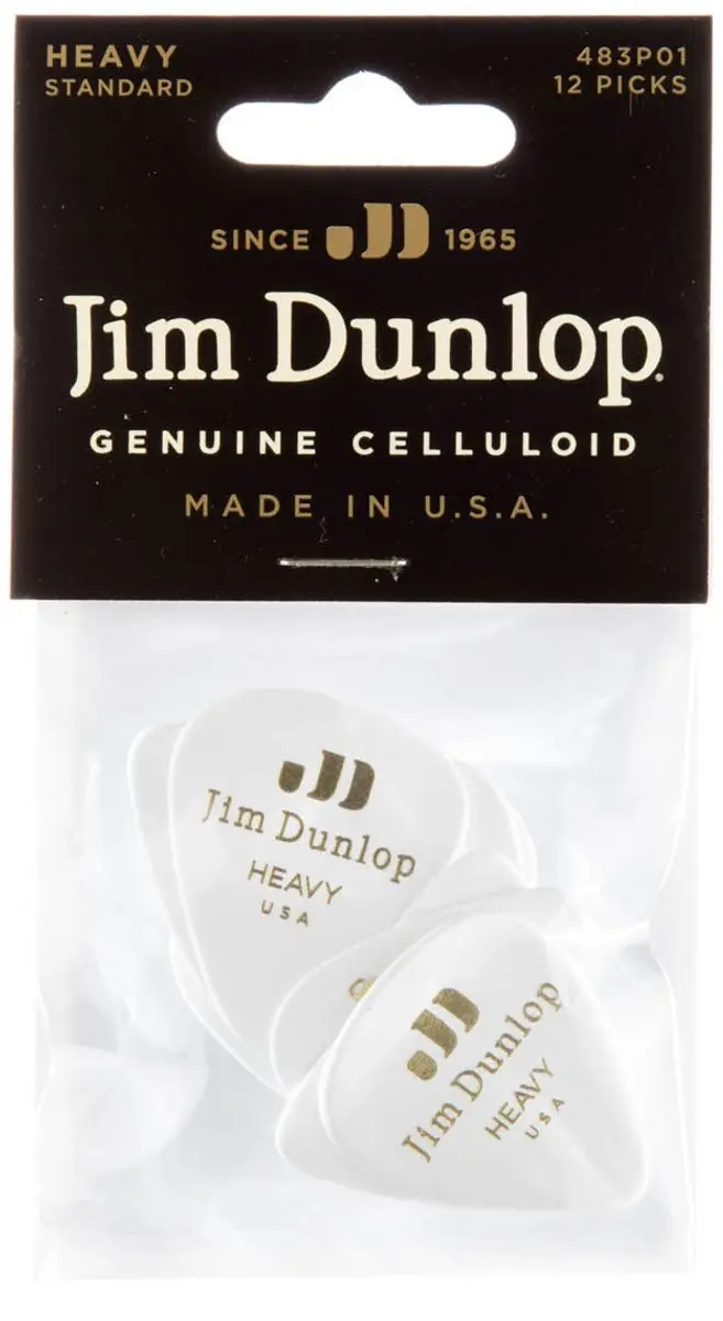 Dunlop Celluloid Plectrum Heavy Wit
