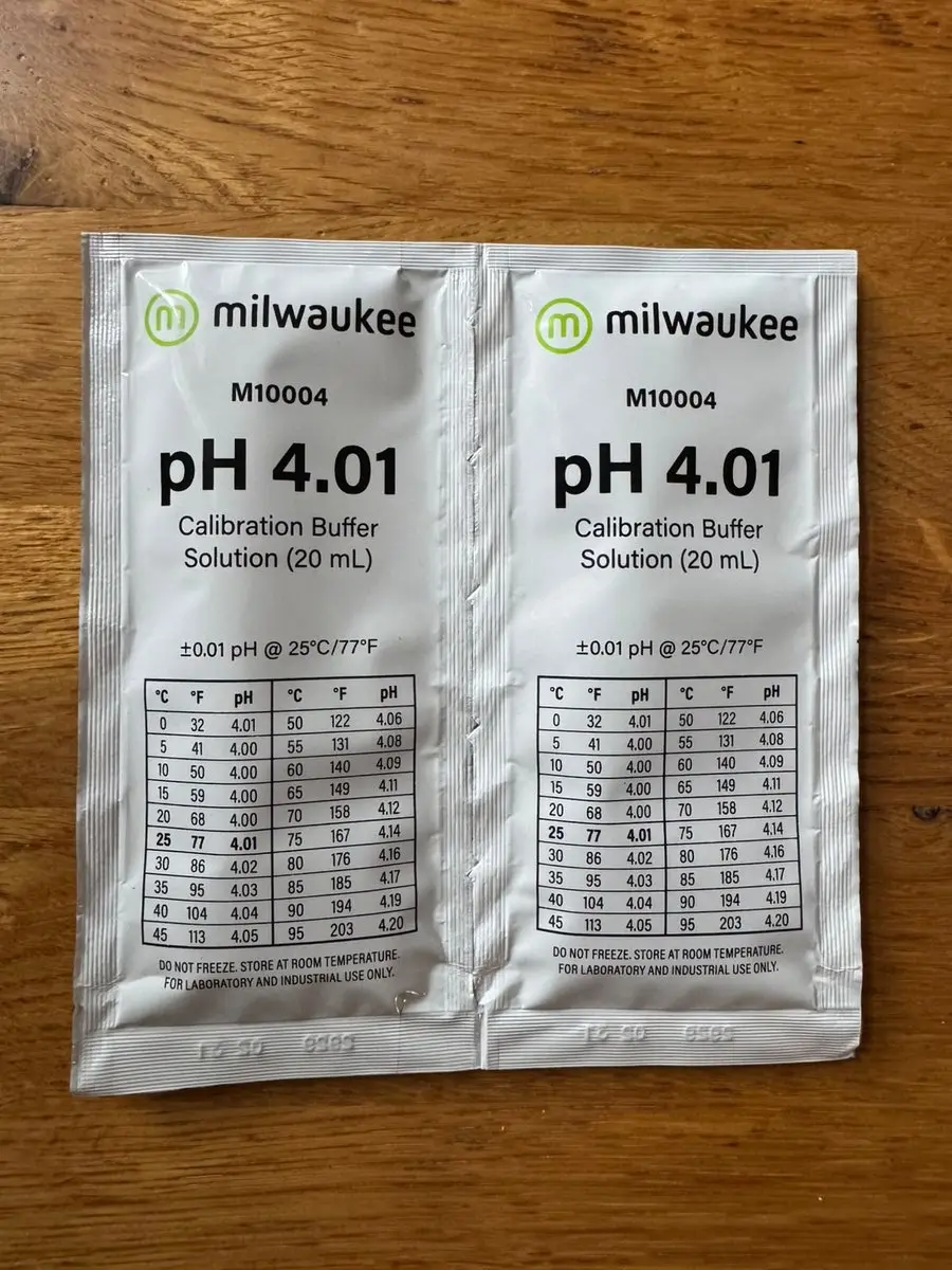Milwaukee pH 4.01 Kalibratiebuffer - 2x20ml