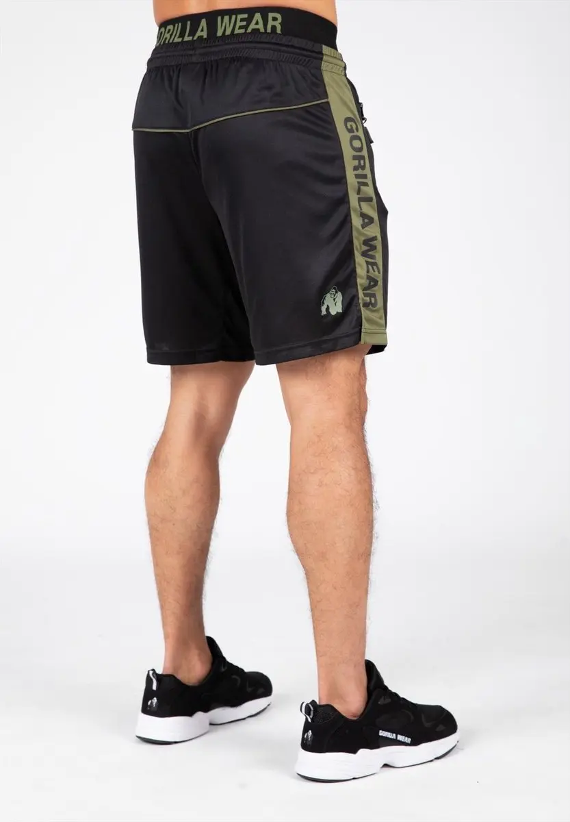 Gorilla Wear Atlanta Shorts L/XL - Zwart/Groen