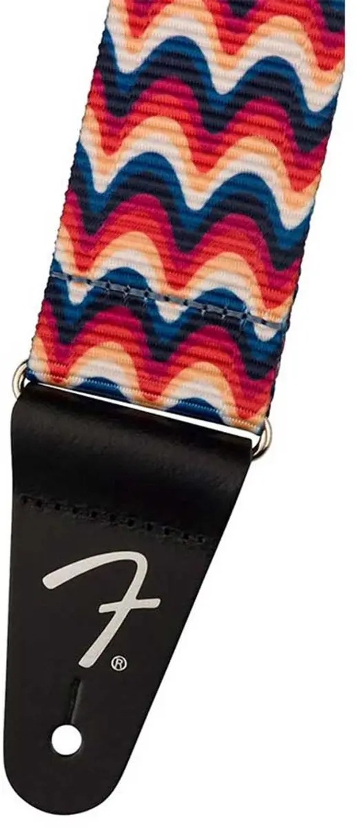 Fender Retro Ribbed Gitaarband Ripple Design - Multicolor