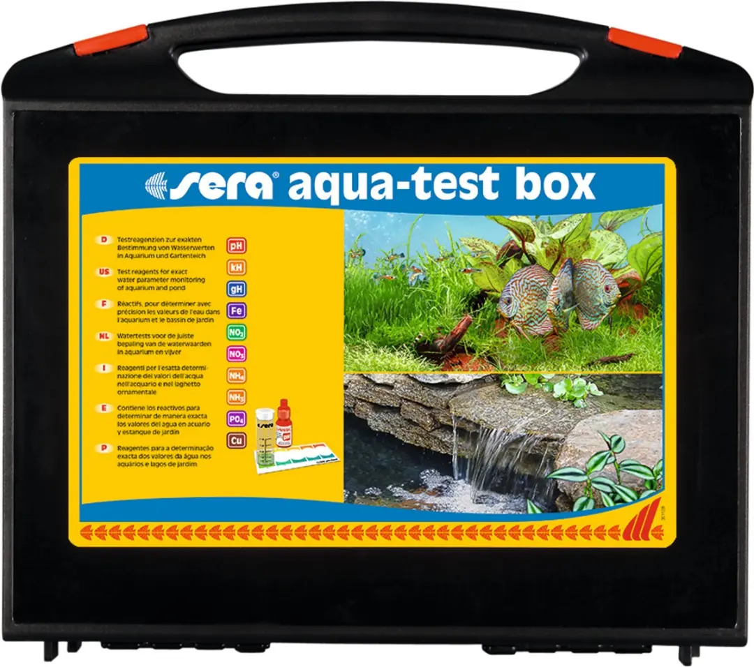 Sera Aqua-Testbox - Zwart