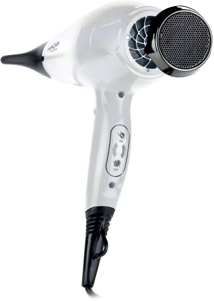 PostQuam PQPAE1013 Haardroger 2000W - Zwart/Wit