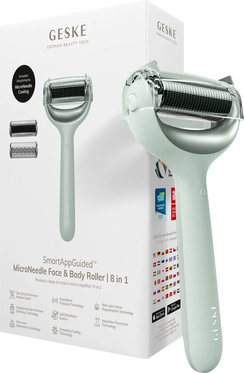 GESKE SmartAppGuided MicroNeedle Roller 8-in-1
