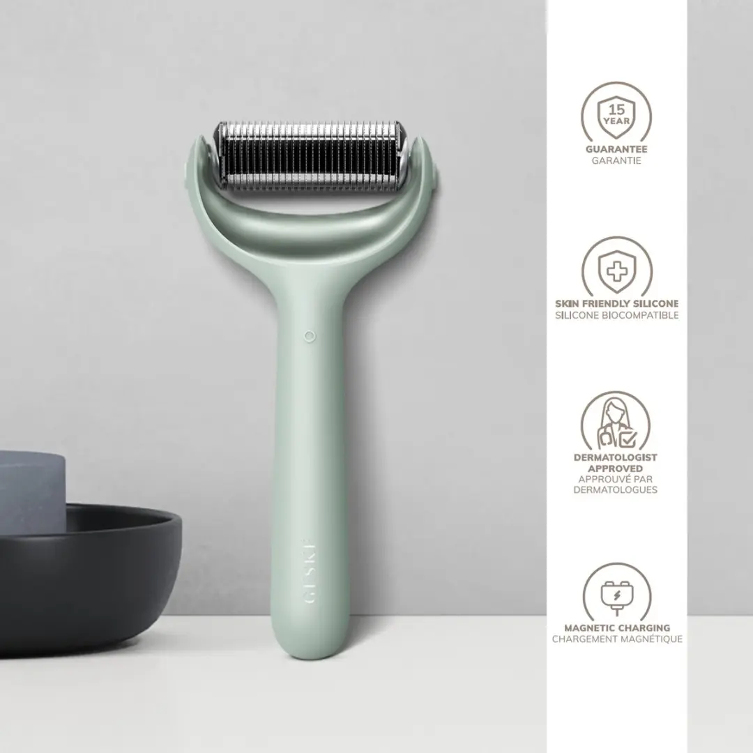 GESKE SmartAppGuided MicroNeedle Roller 8-in-1 - Green - afbeelding 6 van 6