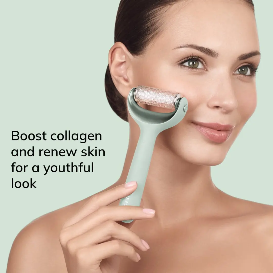 GESKE SmartAppGuided MicroNeedle Roller 8-in-1 - Green - afbeelding 4 van 6