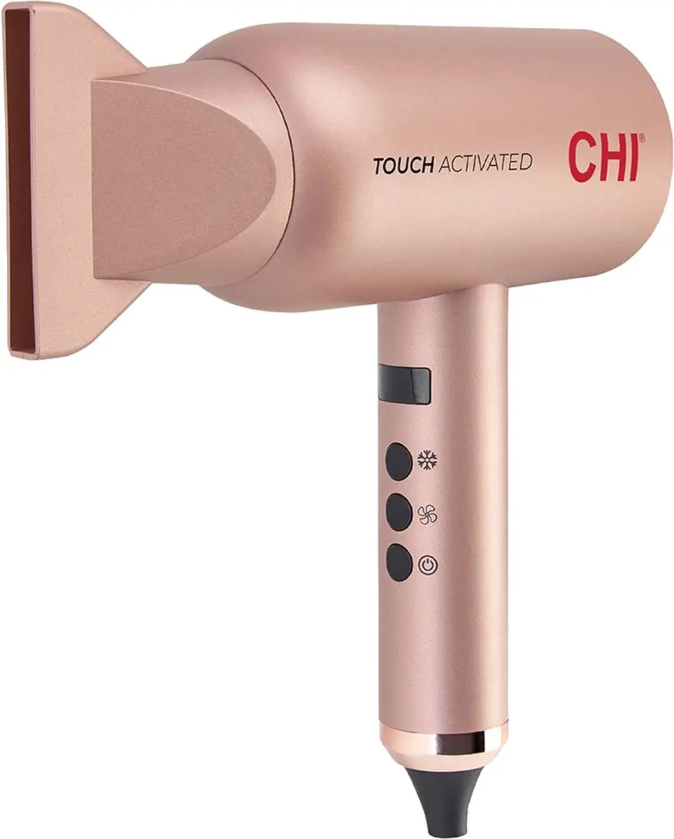 Chi Natural Life Touch Activated Compact Haardroger - Zwart