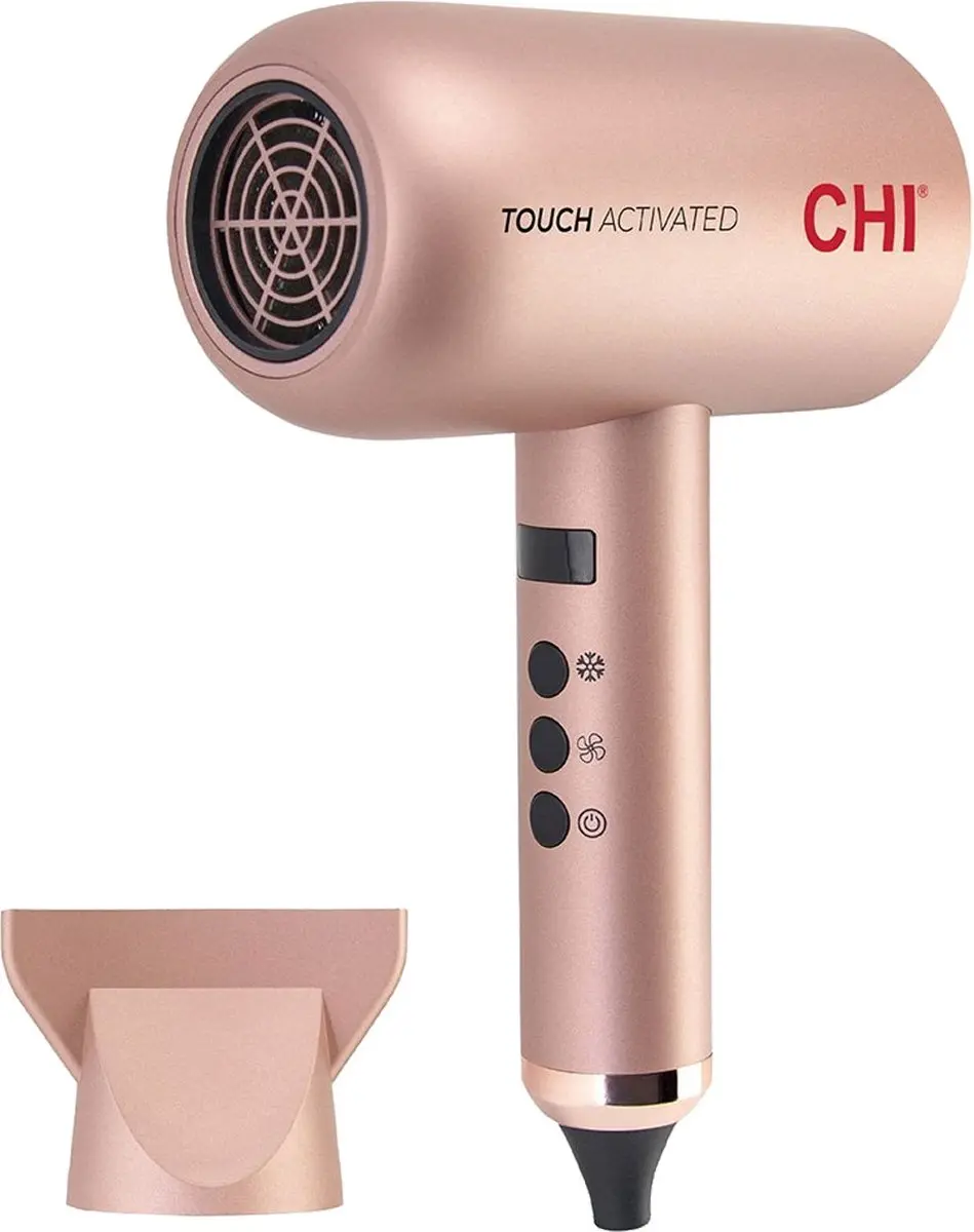 Chi Natural Life Touch Activated Compact Haardroger - Zwart