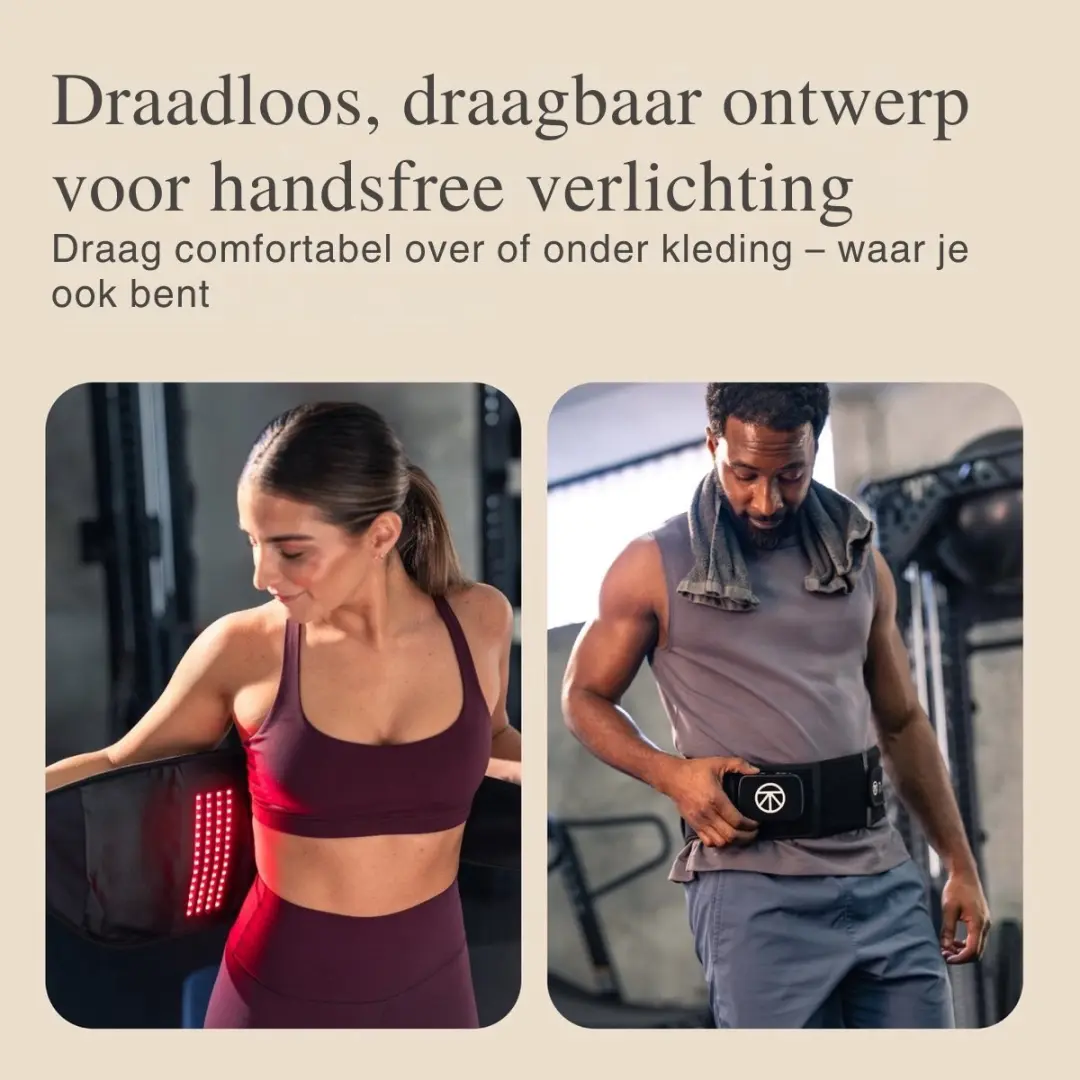 Therabody ThermBack LED Rugband - Warmte/Vibratie/Infrarood/LED - 840295408538