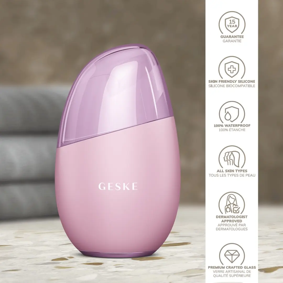 GESKE GK000700PK01 SmartApp Oog & Gezichtsmassager 7-in-1 - Pink