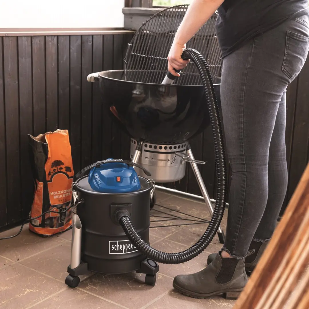 Scheppach AVC25 Aszuiger 1300W - 3-in-1 Stofzuiger/Blaasfunctie - 20L - afbeelding 6 van 6