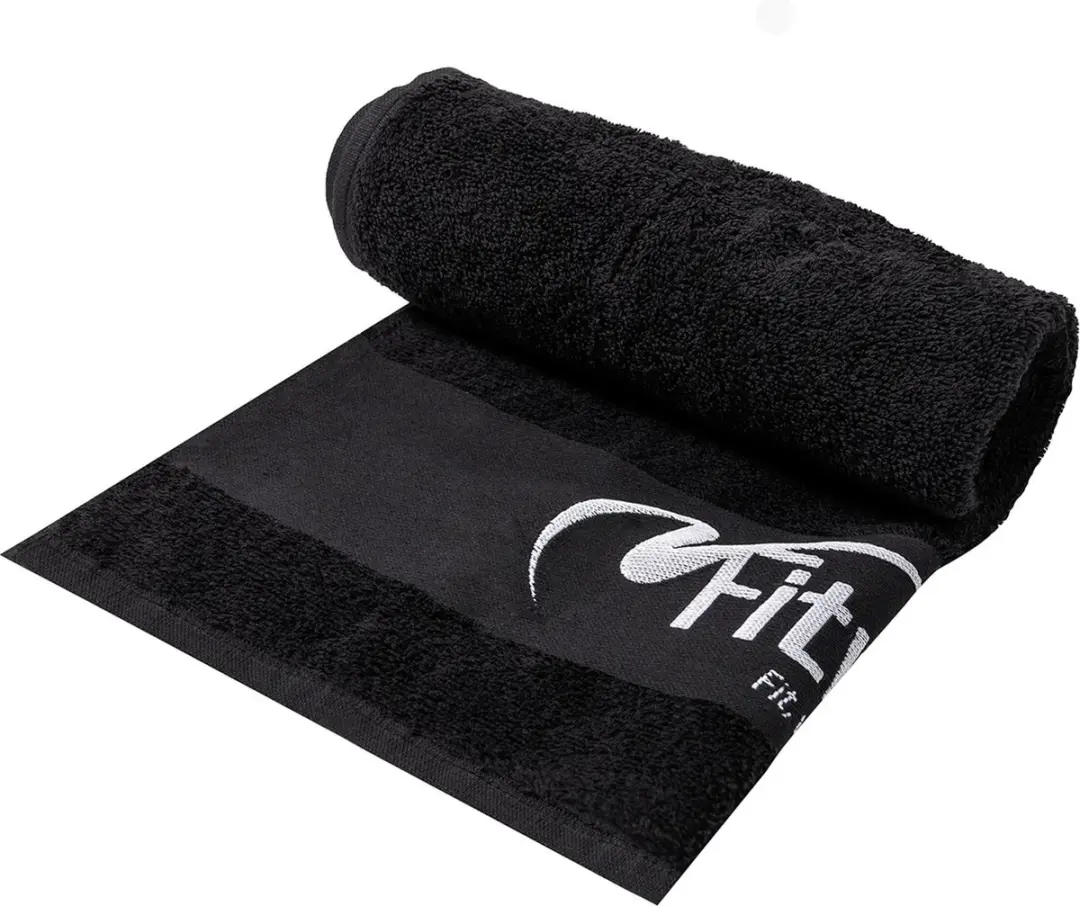 Fitwinkel Handdoek 100x50cm - Zwart