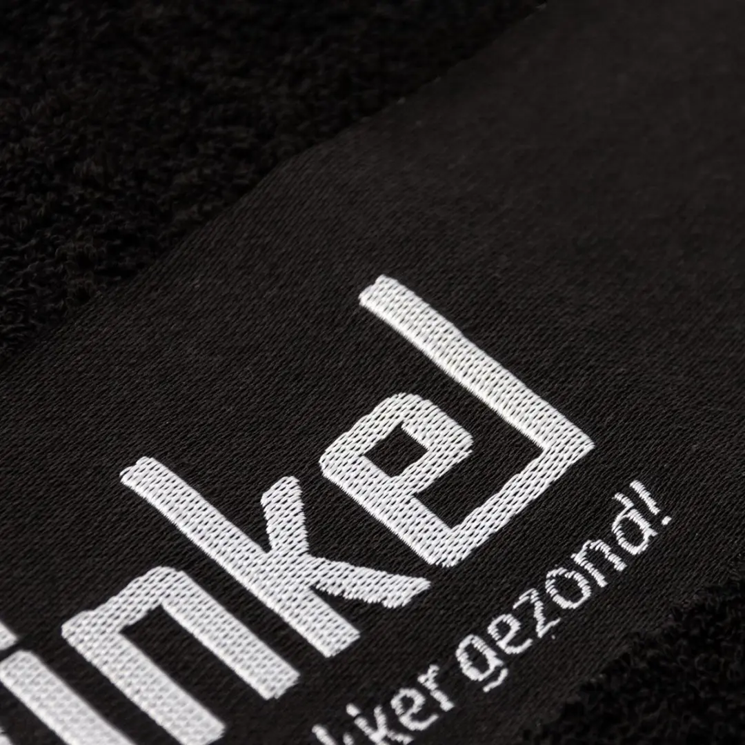 Fitwinkel Handdoek 100x50cm - Zwart